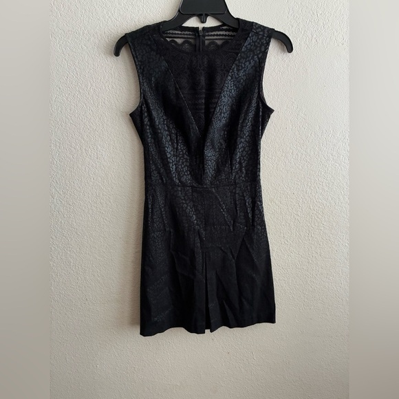 RACHEL Rachel Roy Black Lace Sheath Cocktail Dress 0 - Picture 7 of 16